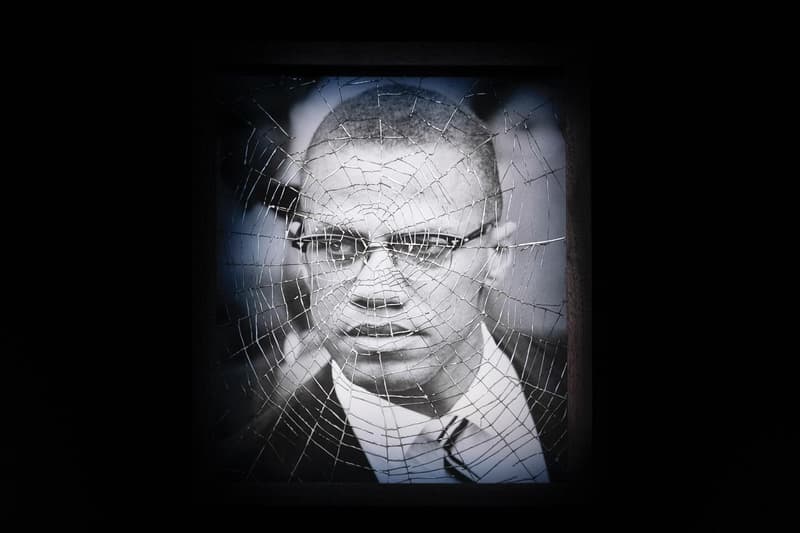 awol erizku caam california african american museum exhibition malcolm x history painting sculpture artworks