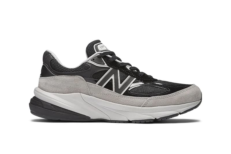 Official Look at the New Balance 990v6 "Black/Grey" U990JC6 sleek minimalist coor blockin suede shoe