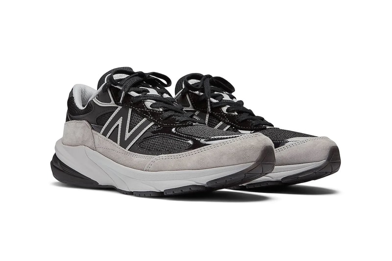 Official Look at the New Balance 990v6 "Black/Grey" U990JC6 sleek minimalist coor blockin suede shoe