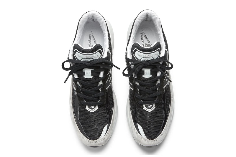 Official Look at the New Balance 990v6 "Black/Grey" U990JC6 sleek minimalist coor blockin suede shoe