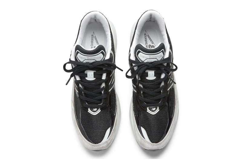 Official Look at the New Balance 990v6 "Black/Grey" U990JC6 sleek minimalist coor blockin suede shoe