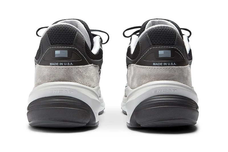 Official Look at the New Balance 990v6 "Black/Grey" U990JC6 sleek minimalist coor blockin suede shoe