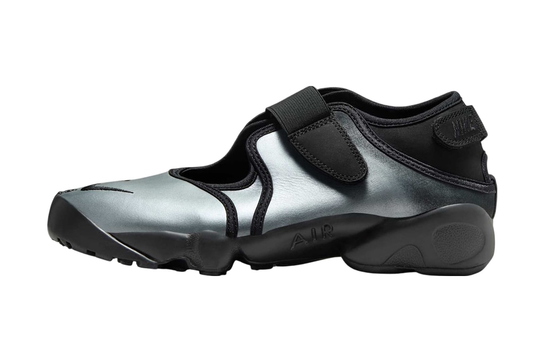 The Nike Air Rift Gets a "Metallic Silver/Black" Makeover