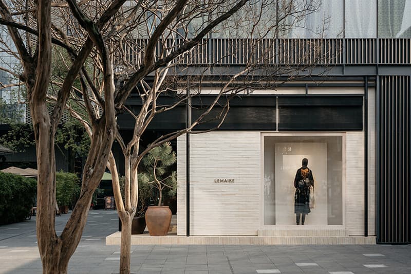 F.O.G. Architecture Lemaire Chengdu First China Boutique inside look interiors