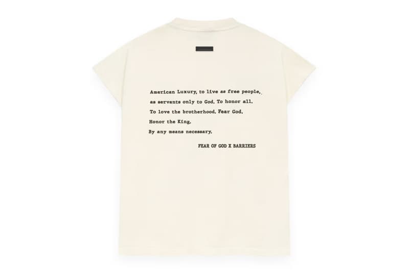 Fear of God Drops Exclusive Capsule With the Malcolm X Estate benefitting the shabazz foundation