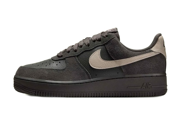 The Nike Air Force 1 Low Surfaces in "Medium Ash" Suede