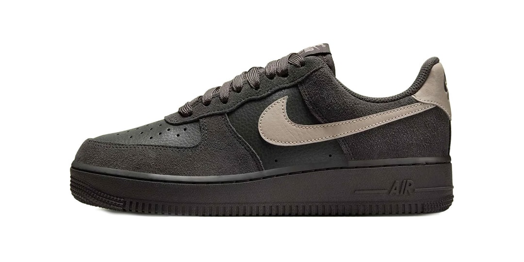 The Nike Air Force 1 Low Surfaces in "Medium Ash" Suede