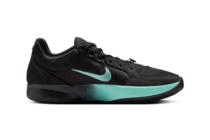 Nike Ja 2 “Black/Bleached Turquoise” FD7328-003 Release Info Ja Morant Tiffany Blue Swoosh