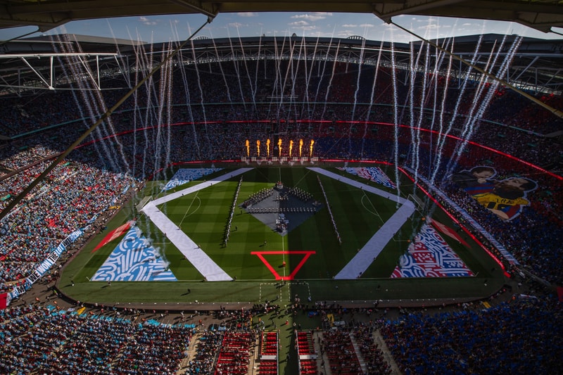 Olaolu Slawn Emirates FA Cup 2025 wembley stadium london art artworks
