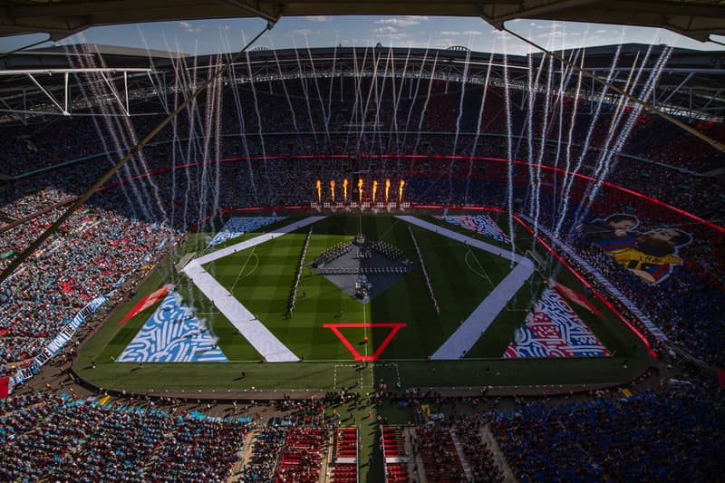 Olaolu Slawn Emirates FA Cup 2025 wembley stadium london art artworks