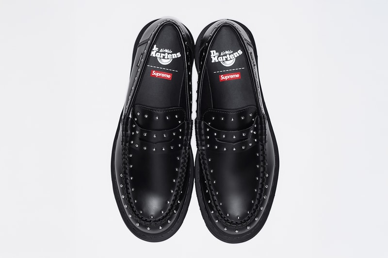 Supreme x Dr. Martens Spring 2025 Collaboration studded penton loafer 