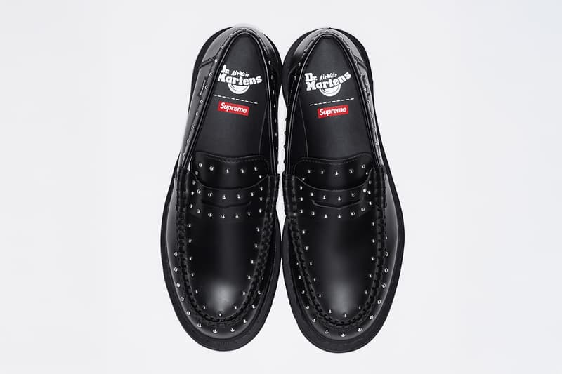 Supreme x Dr. Martens Spring 2025 Collaboration studded penton loafer