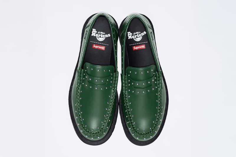 Supreme x Dr. Martens Spring 2025 Collaboration studded penton loafer 