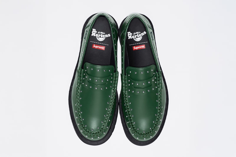 Supreme x Dr. Martens Spring 2025 Collaboration studded penton loafer 