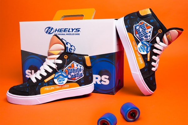 White Castle Gets Nostalgic With Limited Edition Heelys Collaboration slider riders nostalgic removable wheels national slider day