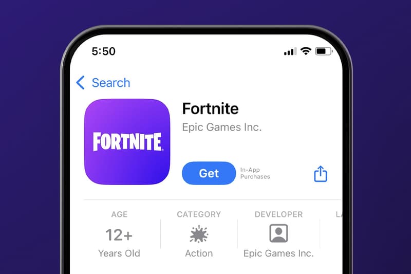 epic games Fortnite Returns US Apple App Store