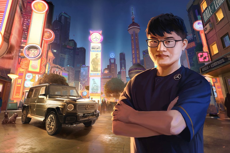 Mercedes Benz Electric G Class x League of Legends Uzi Info