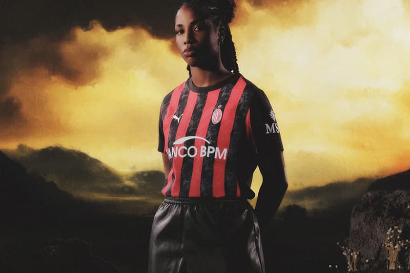 PUMA AC Milan 2025/26 Home Kit football jerseys Herbert Kilpin Maikel Oettle Marco Mueller Rossoneri RE:FIBRE ULTRAWEAVE dryCELL technology Release Info