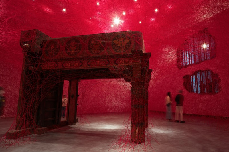 Chiharu Shiota 'Silent Emptiness' at Red Brick Art Museum Beijing art artworks