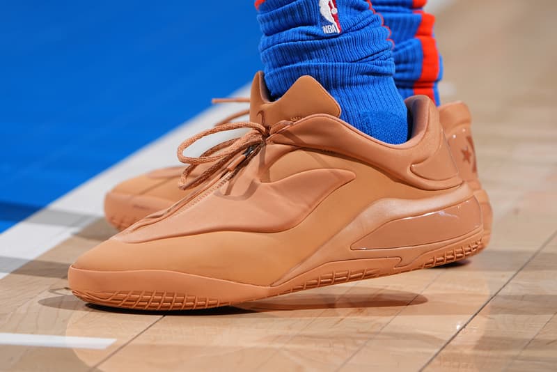 First Look at the Converse SHAI 001 "Hail Clay" shai gilgeous alexander nba mvp okc oklahoma city thunder most valuable player person hailey summers