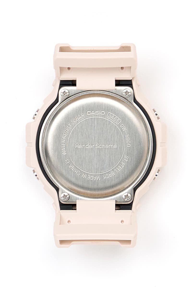 Hender Scheme G-SHOCK DW-5900 Natural Release Date info store list buying guide photos price