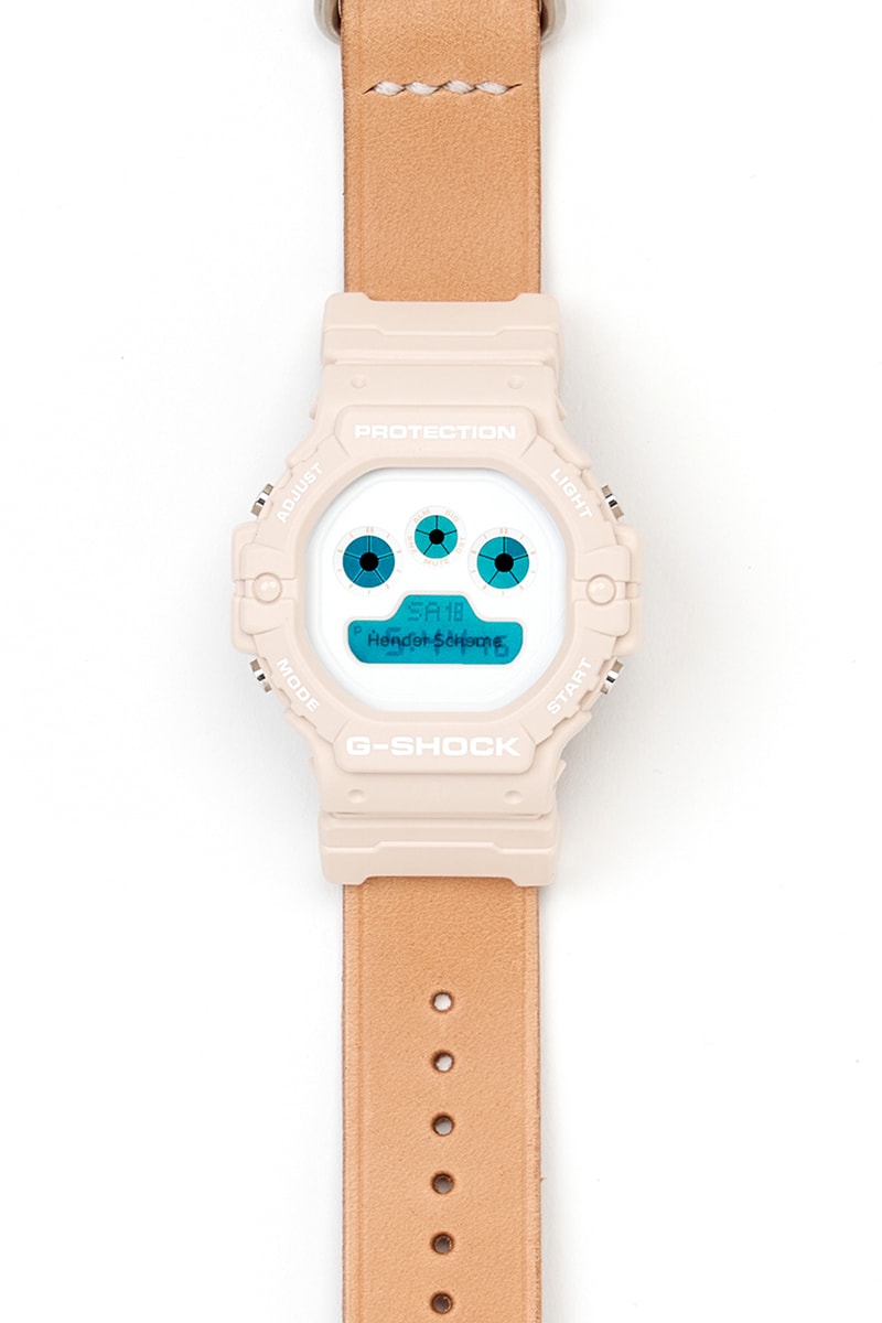 Hender Scheme G-SHOCK DW-5900 Natural Release Date info store list buying guide photos price