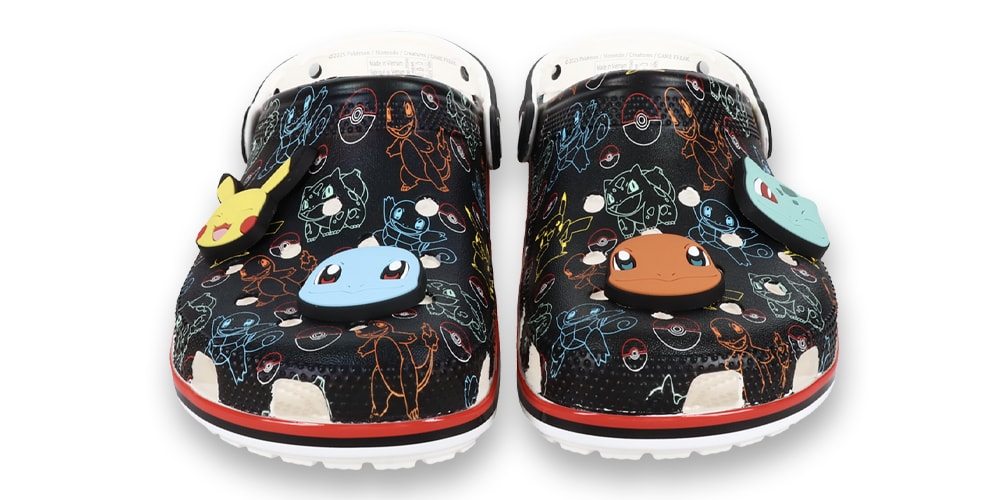 Crocs Honors the Classic 'Pokémon' Starters With New Classic Clog