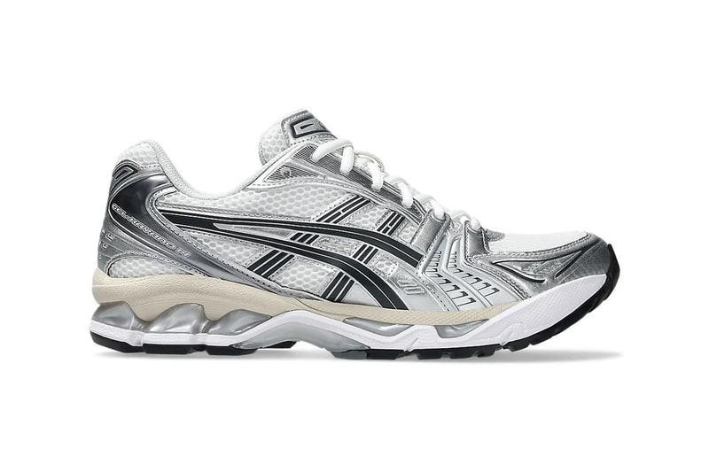ASICS GEL-Kayano 14 "White Silver" Returns 1203A537-110 Fall 2025 minimalist chrome white monochromatic