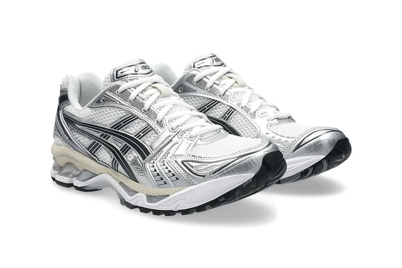 ASICS GEL-Kayano 14 "White Silver" Returns 1203A537-110 Fall 2025 minimalist chrome white monochromatic