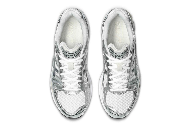 ASICS GEL-Kayano 14 "White Silver" Returns 1203A537-110 Fall 2025 minimalist chrome white monochromatic