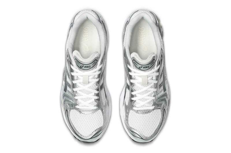 ASICS GEL-Kayano 14 "White Silver" Returns 1203A537-110 Fall 2025 minimalist chrome white monochromatic