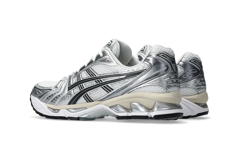 ASICS GEL-Kayano 14 "White Silver" Returns 1203A537-110 Fall 2025 minimalist chrome white monochromatic