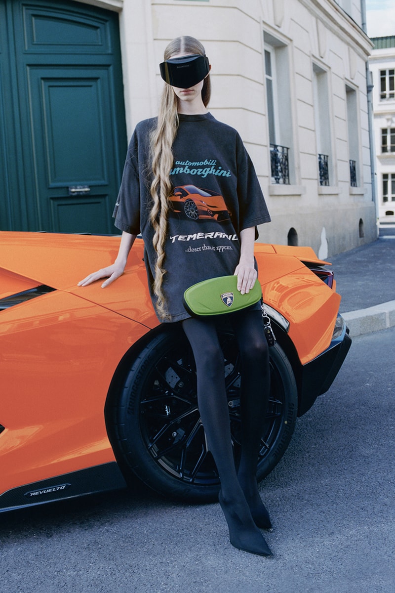 Balenciaga Gets Fast and Furious With New Automobili Lamborghini Collaboration demna rodeo hourglass explorer carrier bags