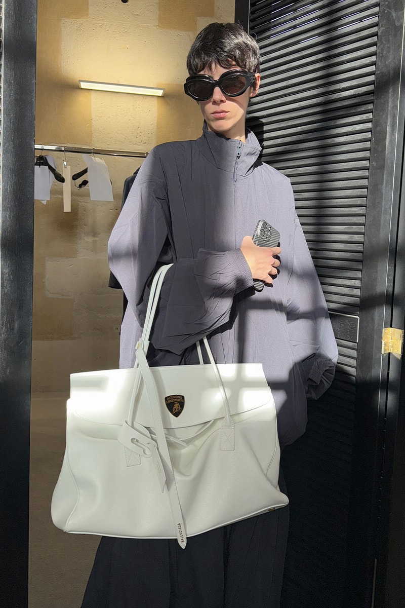 Balenciaga Gets Fast and Furious With New Automobili Lamborghini Collaboration demna rodeo hourglass explorer carrier bags