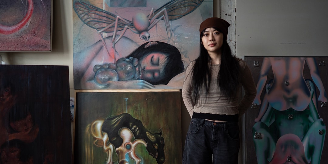 HypeArt Visits: Ji Zou Paints a Portal Between the Digital and Divine