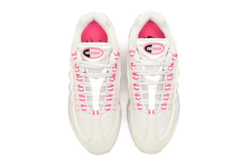 Nike Air Max 95 OG Surfaces in "Vast Grey/Hyper Pink"  IB6396-002 Vast Grey/Hyper Pink-Pure Platinum-Platinum Tint-Black release info