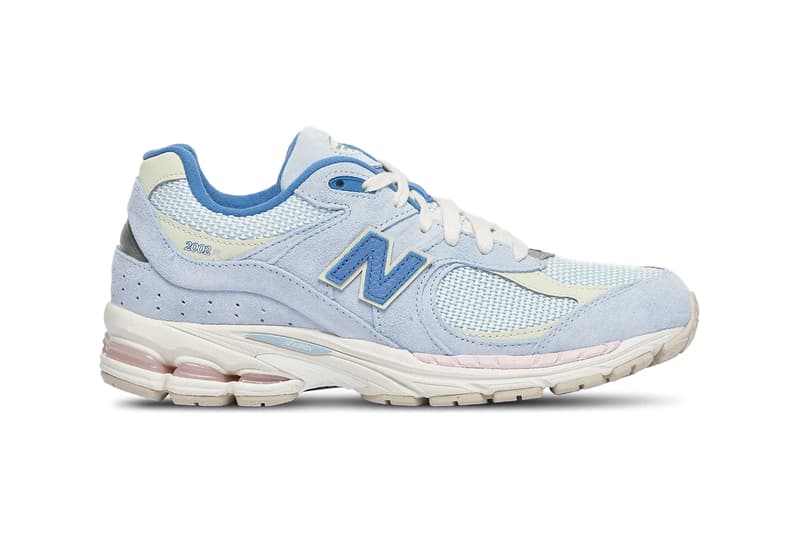 Official Look at the New Balance 2002R "Pastel Blue" U2002RFA pastel blue pink lemon yellow white suede mesh upper 
