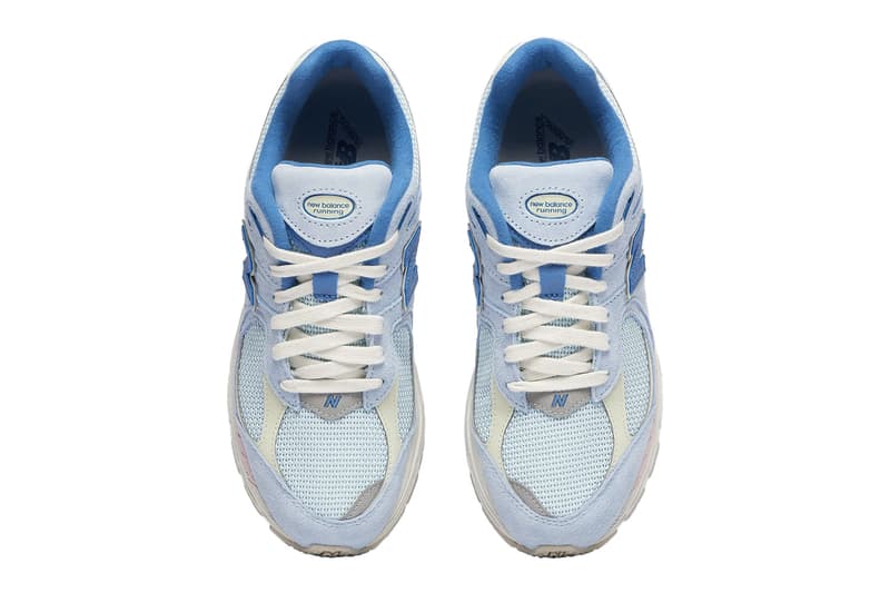 Official Look at the New Balance 2002R "Pastel Blue" U2002RFA pastel blue pink lemon yellow white suede mesh upper