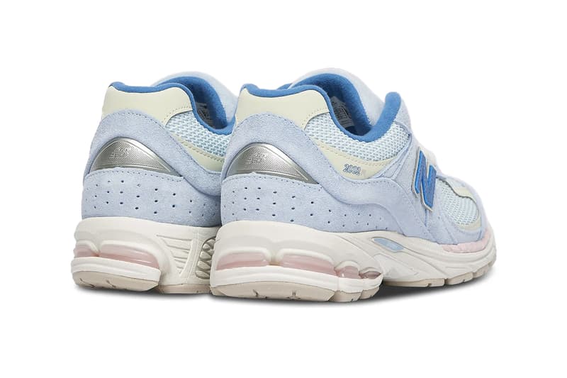 Official Look at the New Balance 2002R "Pastel Blue" U2002RFA pastel blue pink lemon yellow white suede mesh upper 
