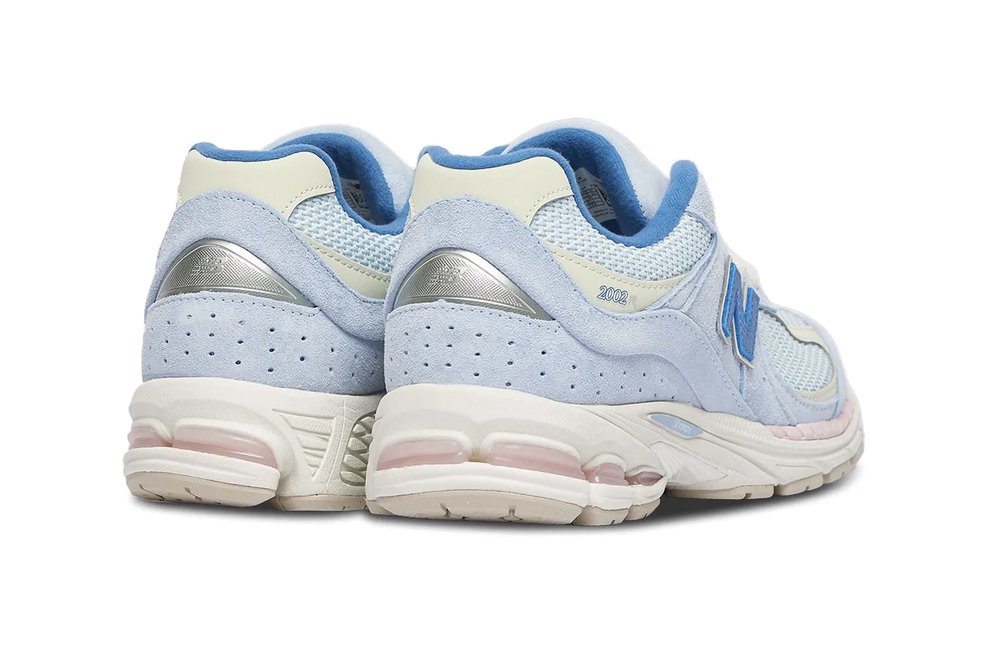 Official Look at the New Balance 2002R "Pastel Blue" U2002RFA pastel blue pink lemon yellow white suede mesh upper 