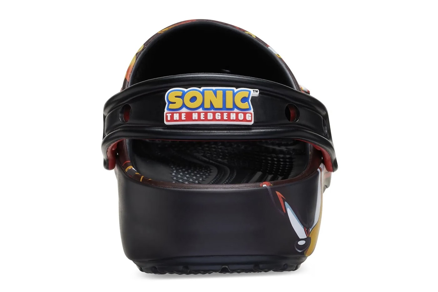'Sonic the Hedgehog' x Crocs Classic Clog “Shadow” 211465-90H Release Info Jibbitz charms Croslite