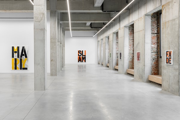 Tyrrell Winston 'A Wolf in Sheep's Clothing' Exhibition Stems Gallery Brussels Mark Fisher Christopher Wool Jenny Holzer