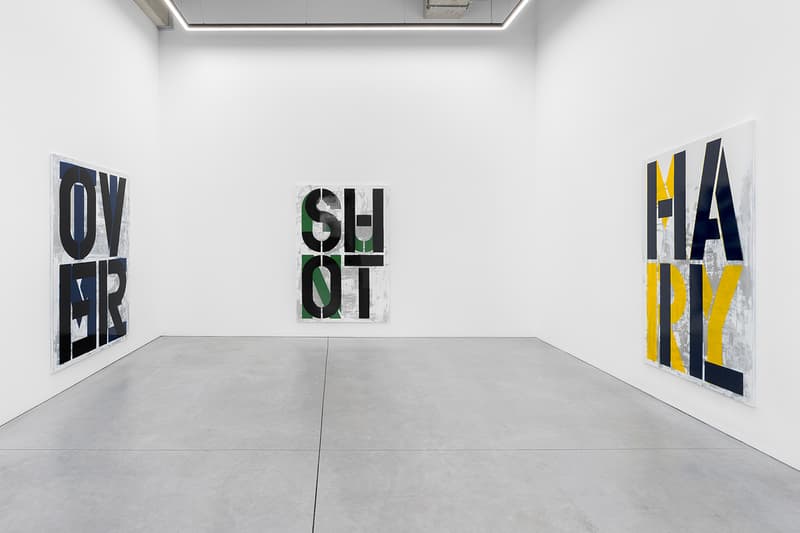 Tyrrell Winston 'A Wolf in Sheep's Clothing' Exhibition Stems Gallery Brussels Mark Fisher Christopher Wool Jenny Holzer