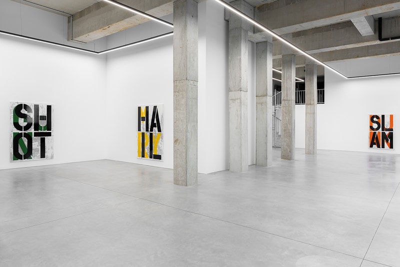 Tyrrell Winston 'A Wolf in Sheep's Clothing' Exhibition Stems Gallery Brussels Mark Fisher Christopher Wool Jenny Holzer