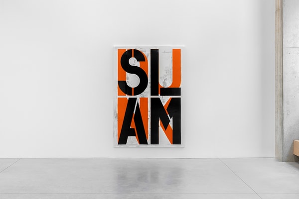 Tyrrell Winston 'A Wolf in Sheep's Clothing' Exhibition Stems Gallery Brussels Mark Fisher Christopher Wool Jenny Holzer