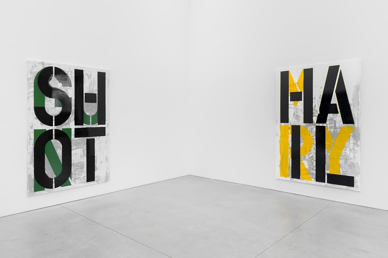 Tyrrell Winston 'A Wolf in Sheep's Clothing' Exhibition Stems Gallery Brussels Mark Fisher Christopher Wool Jenny Holzer
