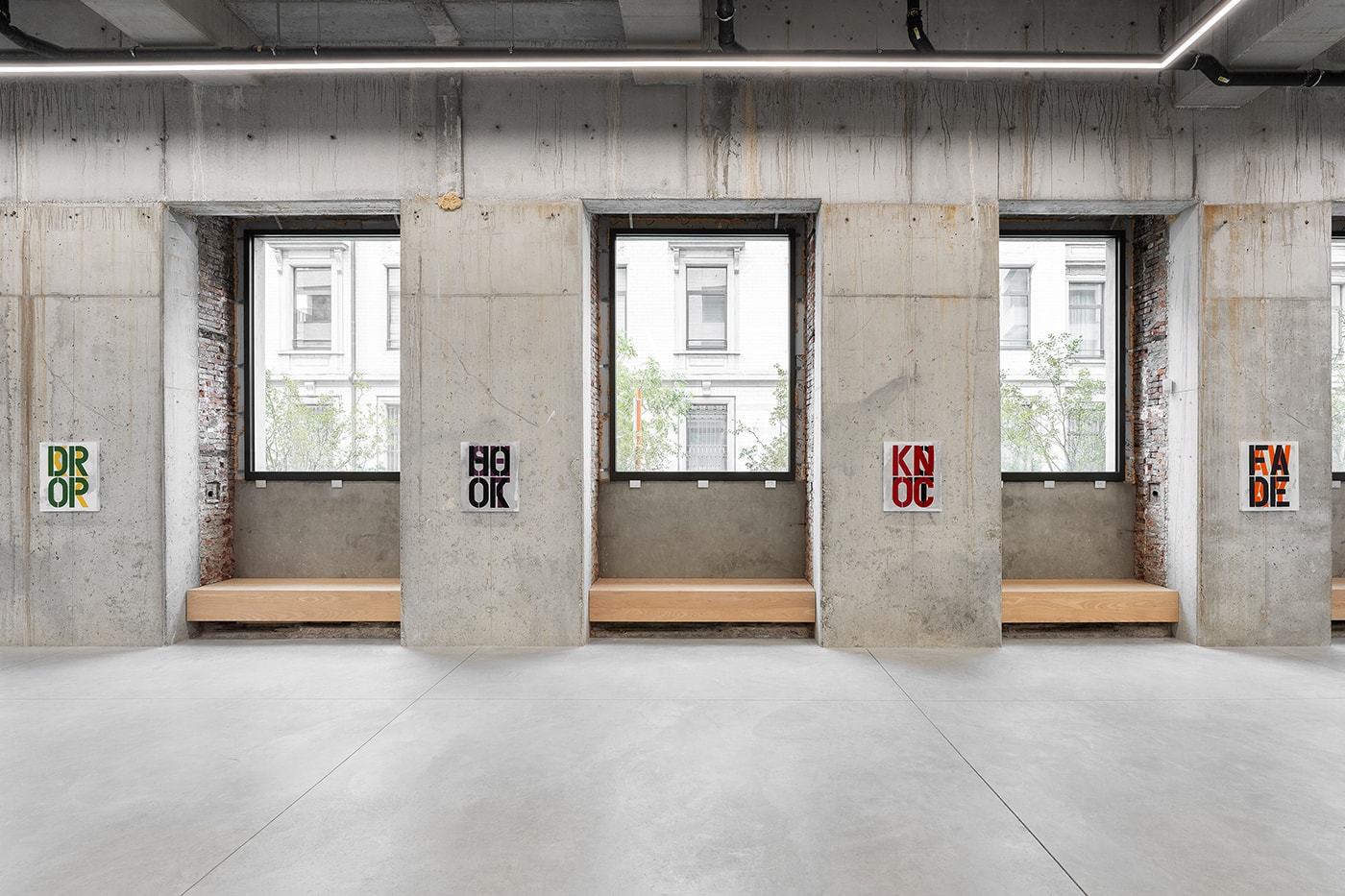 Tyrrell Winston 'A Wolf in Sheep's Clothing' Exhibition Stems Gallery Brussels Mark Fisher Christopher Wool Jenny Holzer