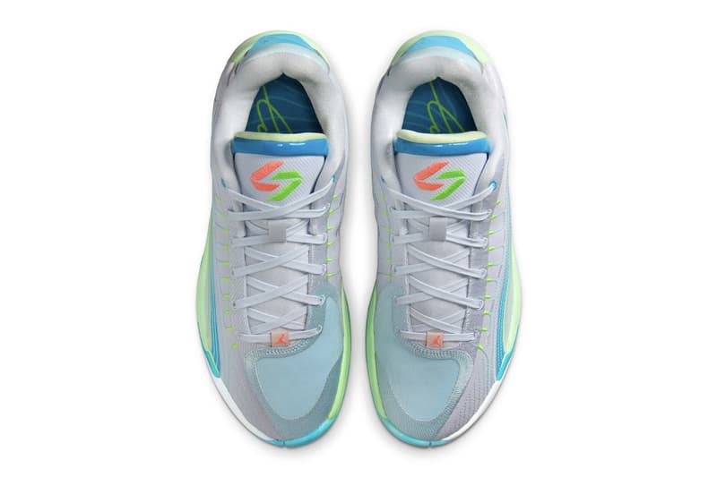 Official Look at Jordan Luka 4 "Laser Blue" HF0823-002 Football Grey/Copa-Vapor Green-Laser Blue luka doncic jordan brand swoosh jumpman michael los angeles lakers