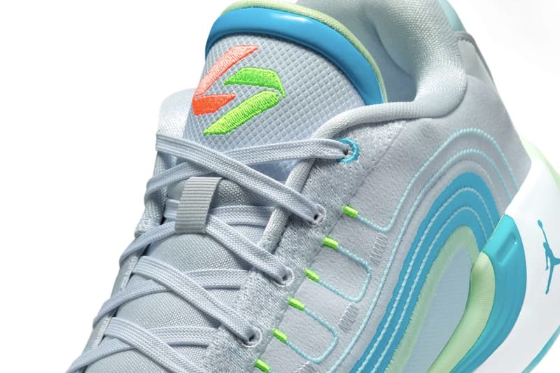 Official Look at Jordan Luka 4 "Laser Blue" HF0823-002 Football Grey/Copa-Vapor Green-Laser Blue luka doncic jordan brand swoosh jumpman michael los angeles lakers