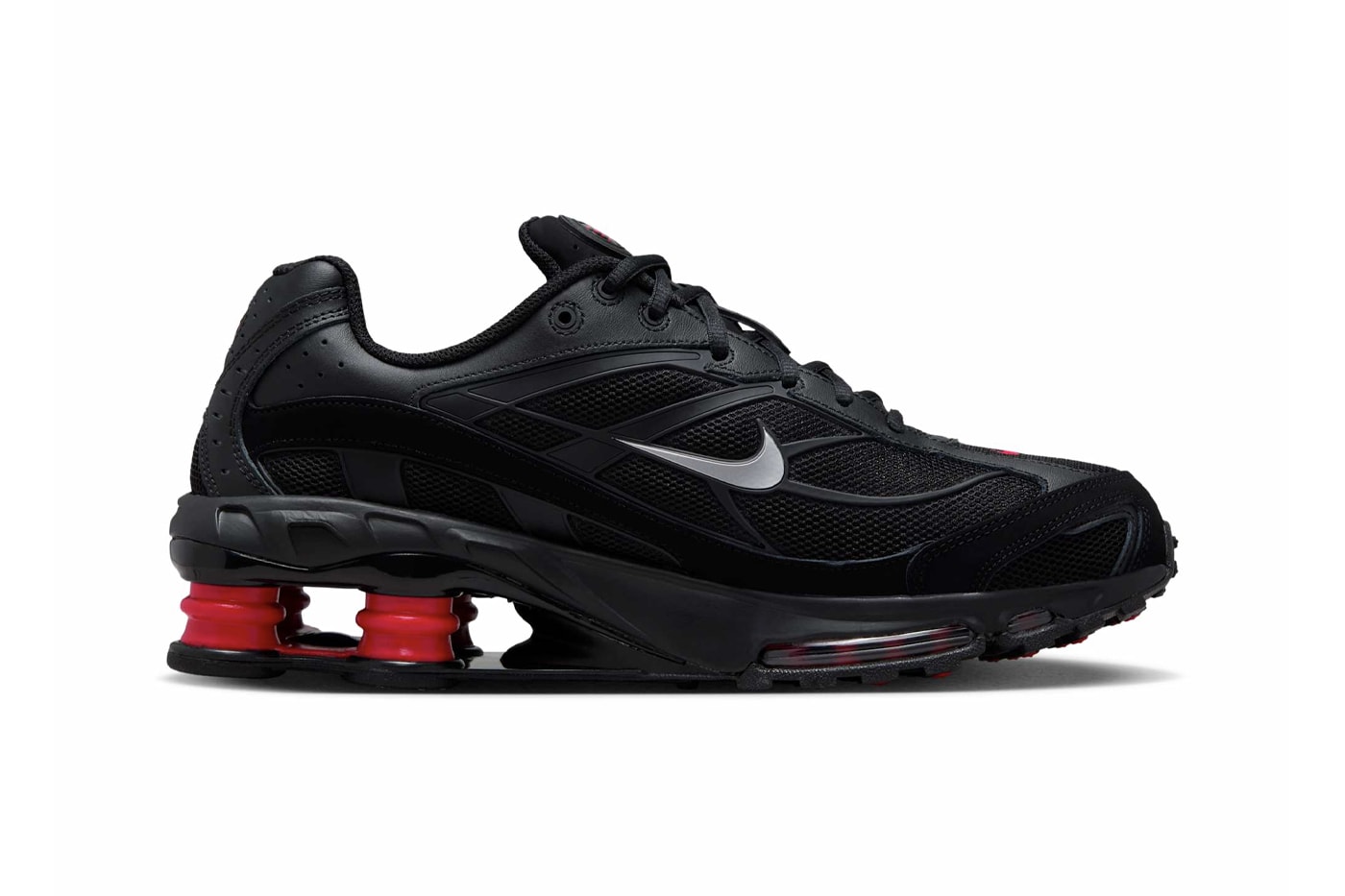 Nike Shox Ride 2 "Bred" II7635-001 Release Info Black/University Red-Medium Ash-Metallic Silver june 2025 retro futurism 